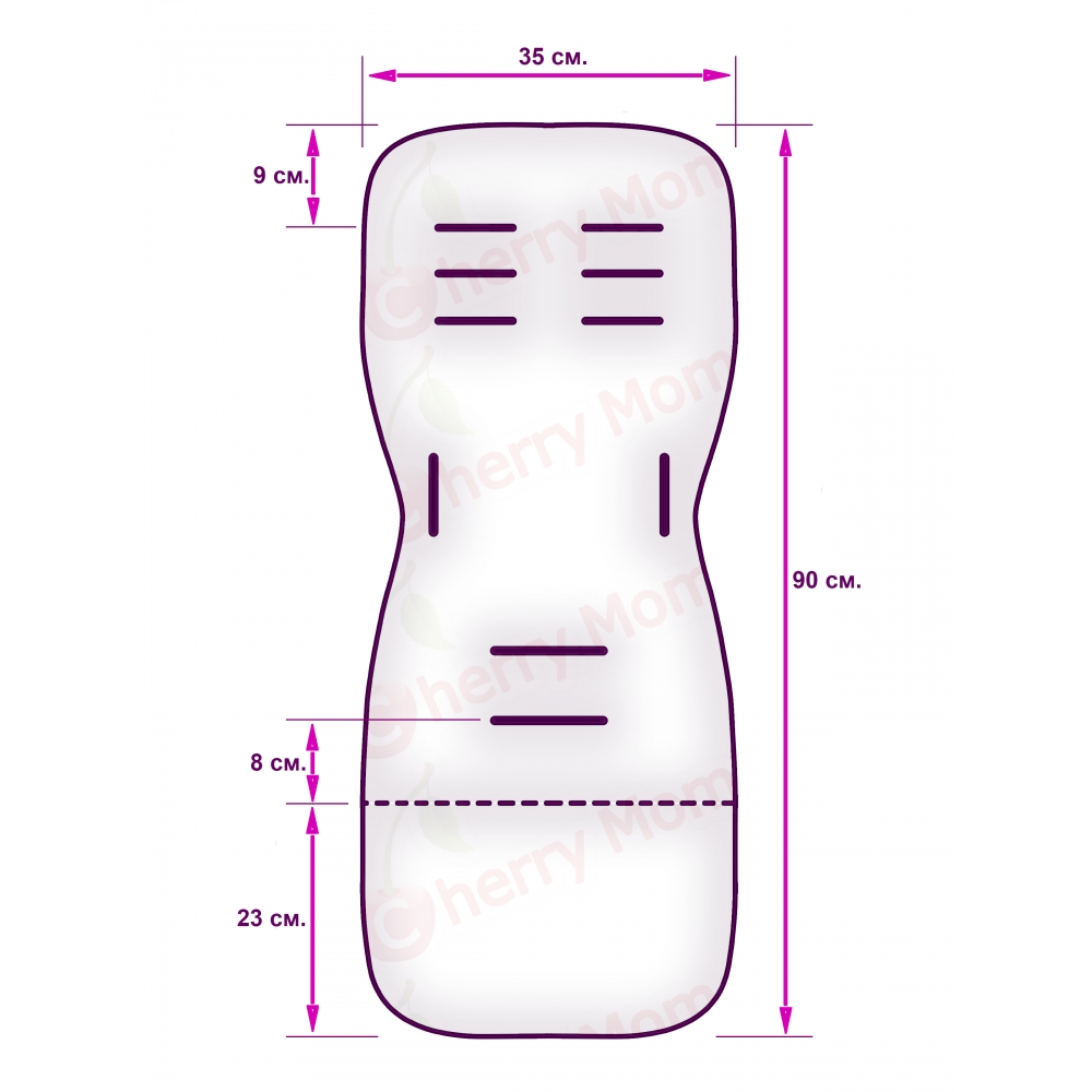 Выкройка матрасика вкладыша в коляску
