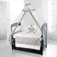 Балдахин на детскую кроватку Beatrice Bambini Di Fiore - Grande Stella grigio