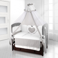 Балдахин на детскую кроватку Beatrice Bambini Di Fiore - Puntini grigio