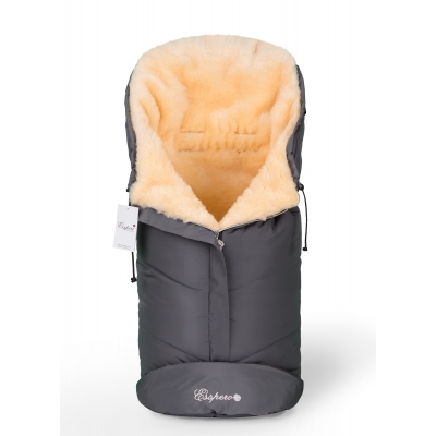 Конверт в коляску Esspero Sleeping Bag (натуральная 100% шерсть) - Grey