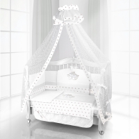 Комплект постельного белья Beatrice Bambini Unico Smile (125х65) - bianco bianco