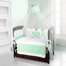Балдахин на детскую кроватку Beatrice Bambini Di Fiore - Puntini verde