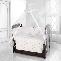 Балдахин на детскую кроватку Beatrice Bambini Di Fiore - Stella bianco grigio