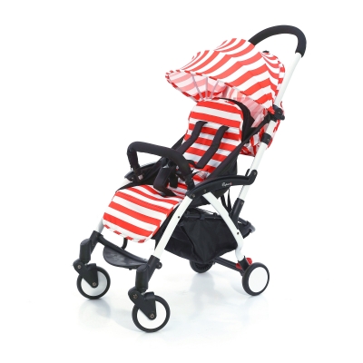 Детская прогулочная коляска Esspero Summer Lux - Red Stripe