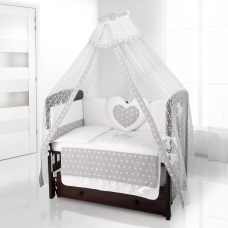 Балдахин на детскую кроватку Beatrice Bambini Di Fiore - Stella grigio