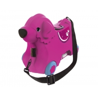 Детский чемодан на колесиках, розовый
