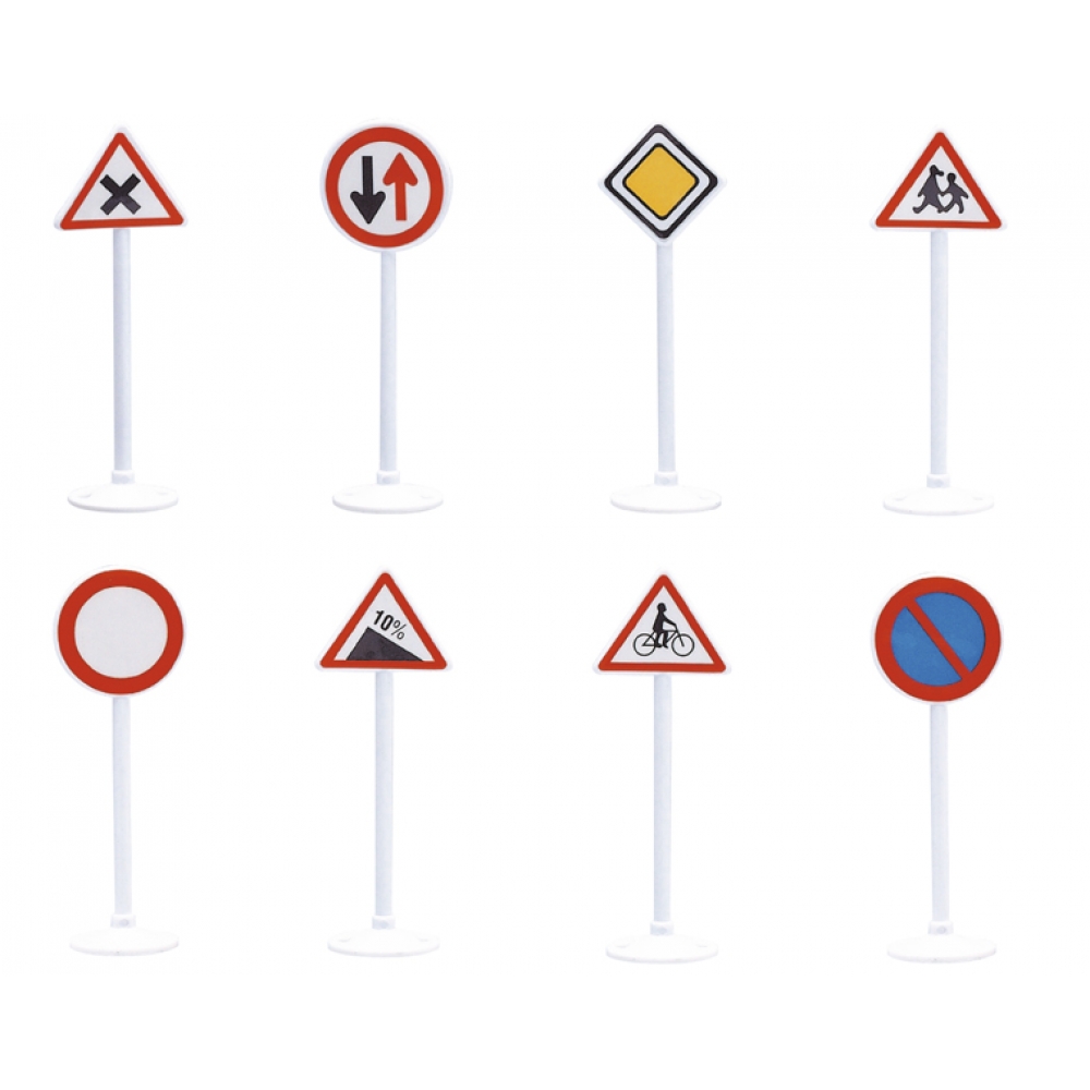 Подосновы дорожных знаков. Dickie Toys светофор и дорожные знаки 3741001. Набор "дорожные знаки" №1 (светофор, 6 знаков). Набор "светофор с дорожными знаками" с-159-ф (форма) /6. Треугольные дорожные знаки.