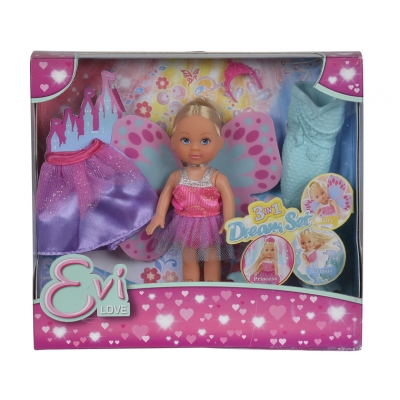 Кукла Еви в 3 образах: русалочка, принцесса