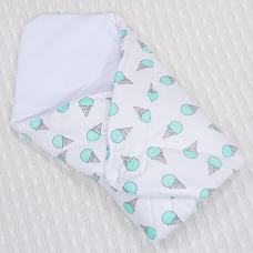 Конверт-одеяло для новорожденного Farla Dream Мятное мороженое