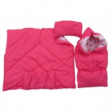 Конверт "Конверт-одеяло" ярко-розовый (демисезонный)