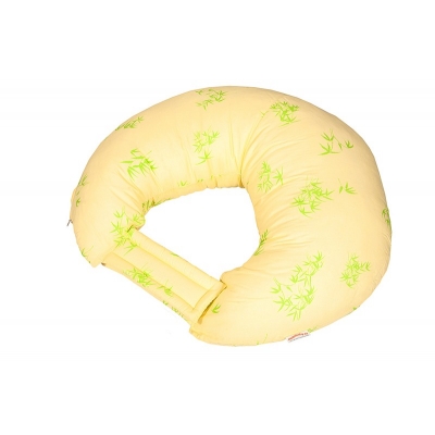 Подушка для кормления "Веточки на желтом"